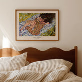 Egon Schiele The Embrace (Lovers II) - Art Print